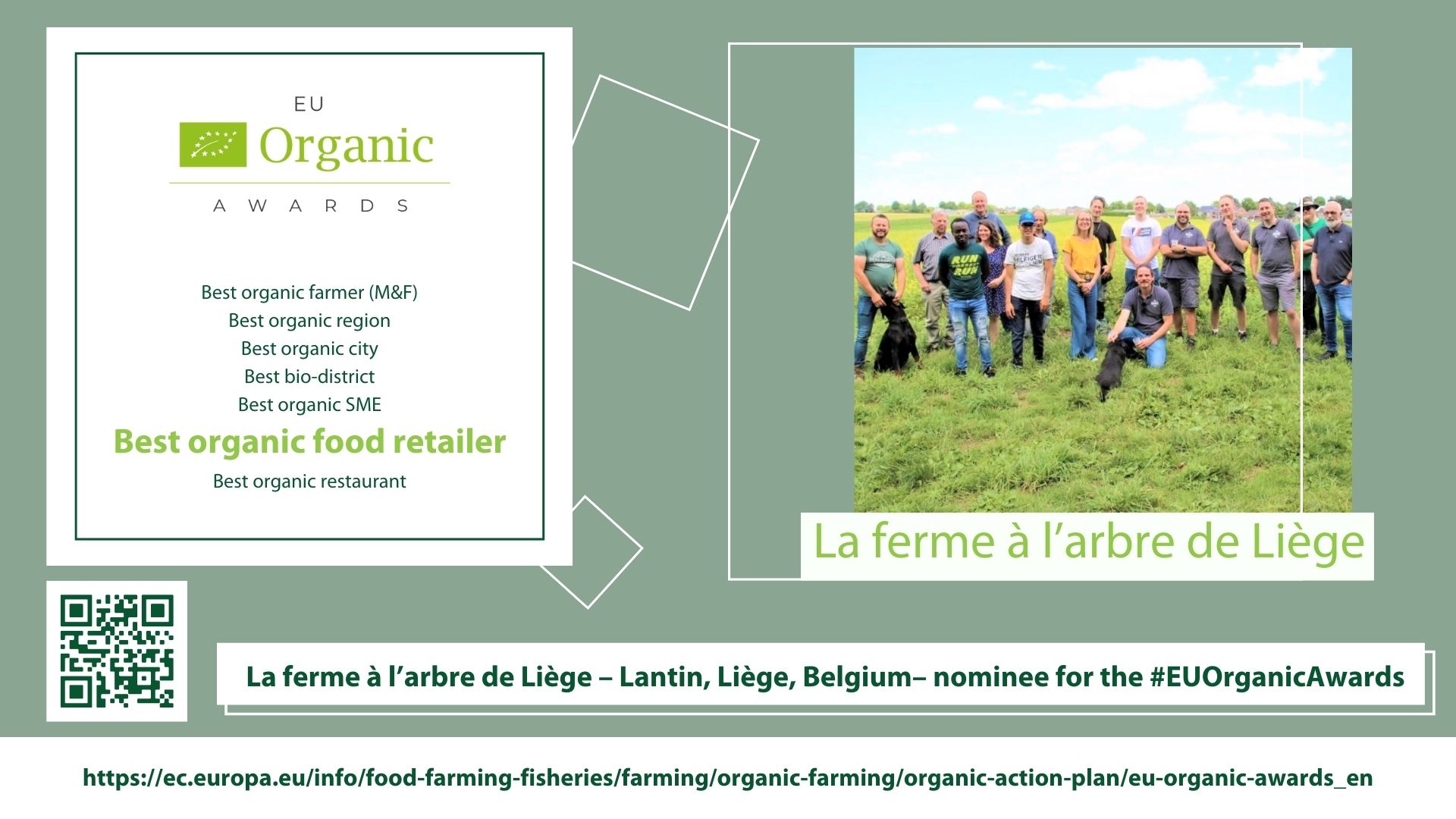 EU Organic Awards_retailer_La ferme à l’arbre de Liège