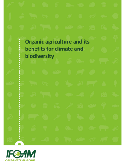 Organic agriculture and its benefits for climate and biodiversity
