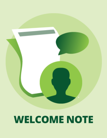 Welcome Note June 2024